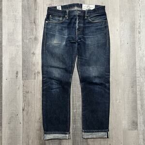 RGT Rogue Territory Stanton Slim Straight Selvedge Dark Denim 14.5oz indigo 34"